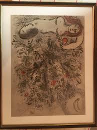 Marc Chagall - Paradise, 1960, Original Lithograph - Etsy