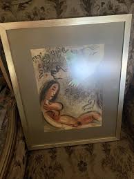 Marc Chagall 1960 Bible Original Lithograph “Eve Incurs ...