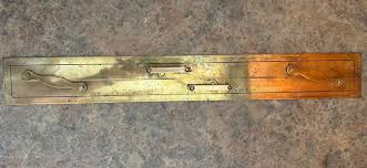 Antique British Nautical / Maritime Brass Parallel Ruler by Kelvin and Hughes For Sale at 1stDibs
