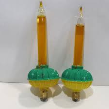 2 1950s Vintage Paramount Green Over Yellow Biscuit Base 4.5 ...