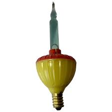 1950S Paramount Tulip C-7 Christmas Bubble Light Blue Fluid ...