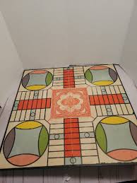 Parcheesi VINTAGE Board Game Selchow Righter - Wood Movers And Dice - 1940's | eBay