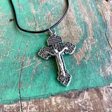 Pardon Cross Cord Necklace – Love and Honor Jesus