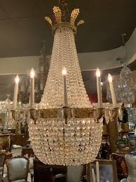 Empire style large chandelier For Sale at 1stDibs