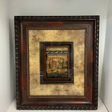 Casa di Campagna Hand Painted Stone Art Shadow Box Frame FoundArtShopCom | eBay