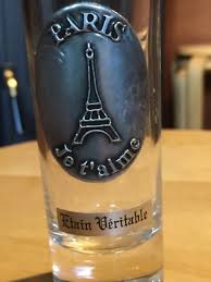 Paris Shot Glass. 4.25” H. Green dot. | eBay