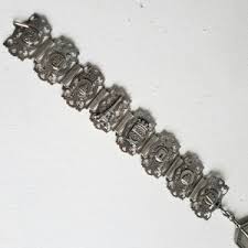 Vintage Silver Plated Paris Bracelet - French Filigree Tourist Bracelet - Scenes of Paris - Gifts for Her 133 - Etsy