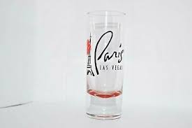 Paris Eiffel Tower Shot Glass Las Vegas Nevada Tall Shooter | eBay