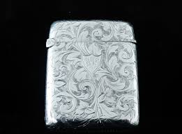 Antique Sterling Silver Vesta Case, Victorian, English ...