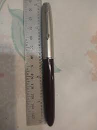 Parker 51 Special Burgundy Resin 14k Gold Fine Nib Fountain Pen #C10 | eBay