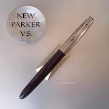 New PARKER VS Vintage Burgundy and Gold Filled Cap Fountain Pen Original Gold Nib M Excellent - Etsy
