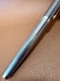 Vintage PARKER 75 Sterling Silver Fountain Pen Fine Nib USA ...