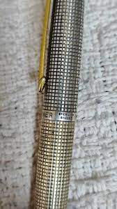 Parker 75 fountain 14k 585 Nib Pen STERLING SILVER 925 ...