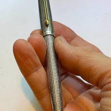 MCM Sterling Silver 60s Parker 75 Arrow Cisele Ballpoint Pen ...