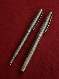 Parker 75 Fountain Pen Ballpoint Shizure Sterling Silver Case Included | eBay