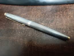 VINTAGE PARKER 75 STERLING SILVER CISELE VERMEIL FOUNTAIN PEN 14ct GOLD NIB GT | eBay