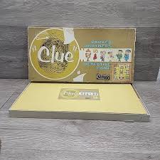 1963 Clue Board Game Parker Brothers COMPLETE in Excellent ...