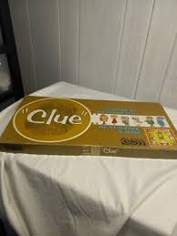 Vintage 1963 Original CLUE Detective Board Game Parker ...