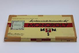 1954 Monopoly Board Game - parker brothers real estate ...