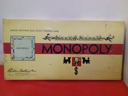 Vintage Board Game, Monopoly by Parker Brothers, 1954# - Etsy