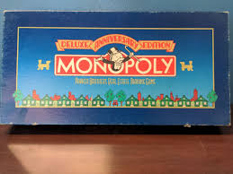 MONOPOLY Deluxe Anniversary Edition Parker Brothers Real ...