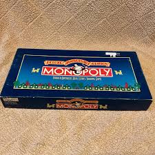 1984 Parker Brothers Deluxe Anniversary Edition Monopoly ...