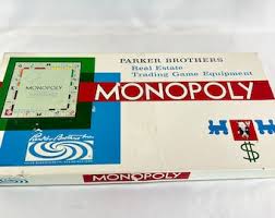 1961 Monopoly Board Game by Parker Brothers, Property ...