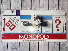 VINTAGE Monopoly COMPLETE Parker Brothers 1975 Classic ...