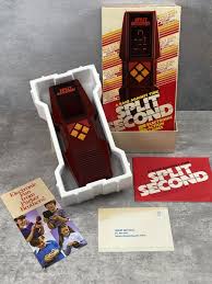 Vintage 80s Split Second Race Against Time Electronic Game ...
