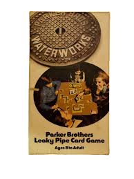 Vintage Parker Brothers WaterWorks Card Game Leaky Pipe ...