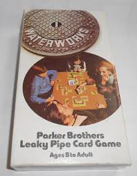 Vintage 1972 Waterworks Parker Brothers Leaky Pipe Card Game ...