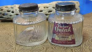 Parker Ink Bottles, Pair of Ink Bottles, Parker Quink Reg ...