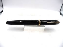 Parker Vintage 1945 Vacumatic Black Fountain pen-- working ...