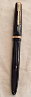 PARKER FOUNTAIN INK PEN BLACK COLOUR ENGLAND VINTAGE | eBay