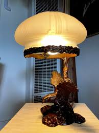 Antique Bronze Eagle Lamp by Erich Schmidt-Kestner | eBay