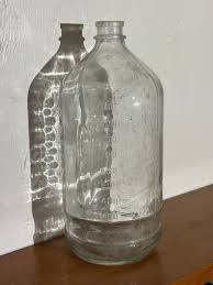 Vintage Bottle w/Measure Marks Indented Bottom to Fit in ...