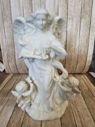 Partylite Angel of Light P7713 Angel Holding Candle Two ...