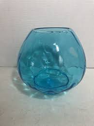 Vtg. Partylite Globe Sphere Glass Vase “Fish Bowl” Candle ...