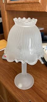 PartyLite Tall Frosted CLAIRMONT 10" Fairy Lamp P0373 | eBay