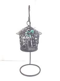 Luna Out Door Deck Porch Candle Holder Black Rod Iron ...