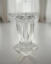 Vintage Partylite Crystal Candle Holder Vase: 24% Lead ...