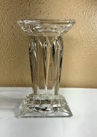 Partylite 24% Lead Crystal Quad Prism Flower Vase Floral ...