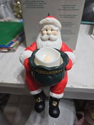 Partylite Sitting Santa Candle Holder Christmas | eBay