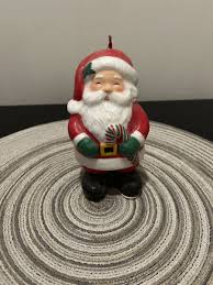 Vintage Avon Jolly Santa Candle Christmas Candle Santa ...