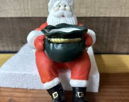 Partylite Santa Shelf / Mantle Christmas Holiday Votive ...