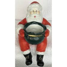 Partylite Christmas Santa Claus Shelf Sitter Candleholder ...