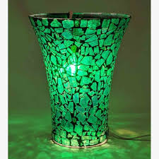 Green Mosaic Vase 8.5"H #67113,Uniquely Yours. Transform ...