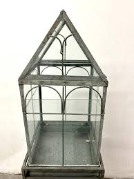 Terrarium Greenhouse on Stand with Open Pedestal at 1stDibs | standing terrarium, greenhouse terrarium, vintage terrarium with stand