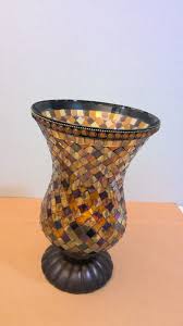 PARTYLITE Global Fusion MOSAIC Stained Glass HURRICANE ...