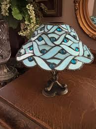 ADORABLE~PARTYLITE SPRING WATER-STAINED GLASS TEA LIGHT LAMP ...